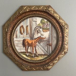 Vintage Artini Etched Art